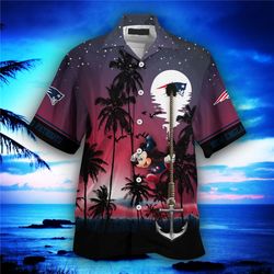 New England Patriots Hawaiian Shirt Hawaii Night Sky, Personalized NFL New England Patriots Hawaiian Shirt