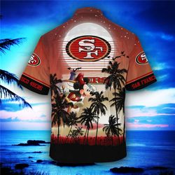 San Francisco 49ers Hawaiian Shirt Hawaii Night Sky, Personalized NFL San Francisco 49ers Hawaiian Shirt