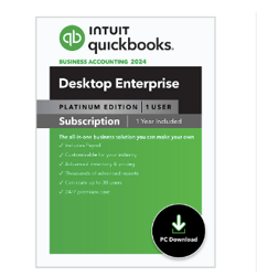 Intuit QuickBooks Desktop Enterprise 2024 - Official License KEY - Full Version