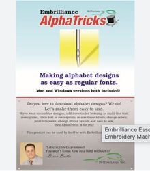 Embrilliance Essentials & AlphaTricks Combo Embroidery Machine Software Full version