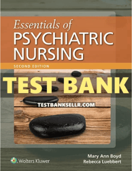 Latest 2023 Essentials of Psychiatric Nursing 2nd Edition by Boyd Test bank | All Chapters