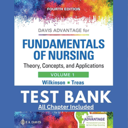 Bates Fundamentals of Nursing Theory Concepts (Vol 1) 4th Edition Wilkinson Test Bank | All Chapters Included