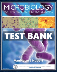 Test Bank for Microbiology for the Healthcare Professional 2nd Edition VanMeter PDF | Instant Download | All Chapters