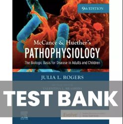 Test Bank for Pathophysiology The Biologic Basis for Disease in Adults 9th Edition McCance Huethers PDF