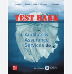 TEST BANK Solution Manual For Auditing & Assurance Services 9th test bank pdf