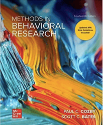TextBook for Methods in Behavioral Research 14th Edition PDF | Instant Download