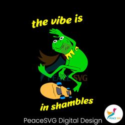 The Vibes Are In Shambles Awesome Frog SVG