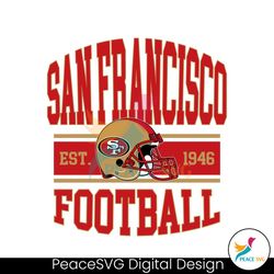 Retro San Francisco Football Helmet Svg Download
