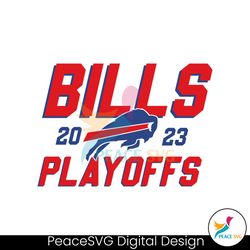 Buffalo Bills 2023 NFL Playoffs SVG