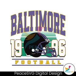 Retro Baltimore Football 1996 Helemt SVG