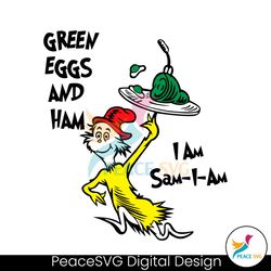 Dr Seuss Green Eggs and Ham SVG