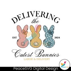 Delivering The Cutest Bunnies Easter Nurse SVG
