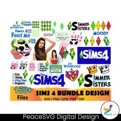 150 Files Sims 4 Bundle SVG