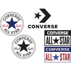 Converse Logo Bundle Svg, Fashion Brand Logo Svg, Logo Svg