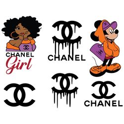 Chanel Logo Bundle Trending Svg, Fashion Brand Logo Svg, Logo Svg
