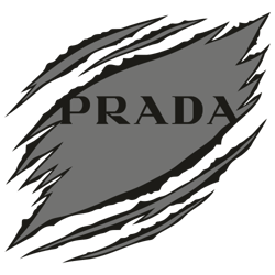 Ripped Prada Logo Svg, Fashion Brand Logo Svg, Logo Svg