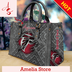 Atlanta Falcons NFL Premium Leather Handbag