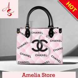Chanel Pink Leather Handbag