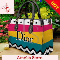 Dior Colorful Luxury Brand Leather Handbag
