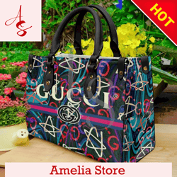 Gucci Colorful Luxury Limited Edition Leather Handbag