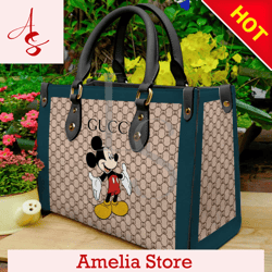 Gucci Mickey Leather Handbag