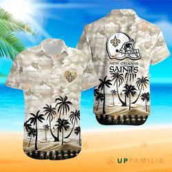 Saints Hawaiian Shirt NFL New Orleans Saints Aloha Best Hawaiian Shirts
