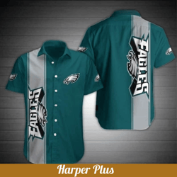 NFL Philadelphia Eagles Hawaiian Shirt Best Gift For Football Lovers, NFL Hawaiian Shirt