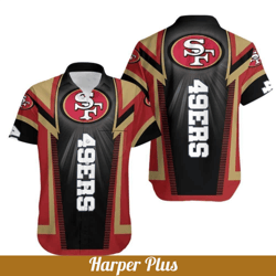NFL San Francisco 49ers Hawaiian Shirt Best Gift For Football Lovers, NFL Hawaiian Shirt