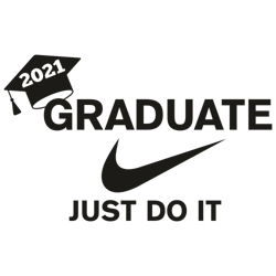 Graduation Just Do It Svg, Nike Logo Svg, Brand Tumbler Wrap