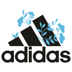 Adidas Flower Logo Svg, Flower Logo Svg, Brand Tumbler Wrap
