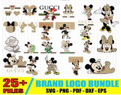 Disney Gucci Svg, Gucci Logo Svg, Luxury Brand Logo Svg