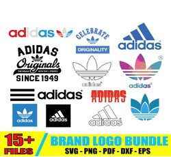 Adidas Logo Bundle Svg, Logo Svg, Luxury Brand Logo Svg