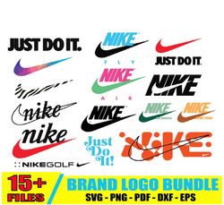 Nike Logo Bundle Svg, Nike Bundle Svg, Luxury Brand Logo Svg