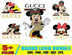 Minnie Gucci Svg, Gucci Logo Svg, Luxury Brand Logo Svg