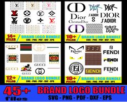 Famous Brand Logo Bundle Svg, Logo Bundle Svg, Luxury Brand Logo Svg