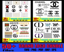 Brand Logo Bundle Svg, Bundle Logo Svg, Luxury Brand Logo Svg