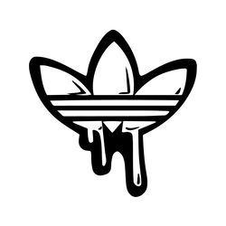 Adidas Logo Dripping Svg, Luxury Brand Logo Svg