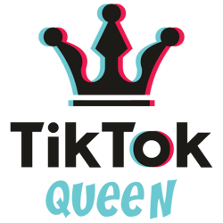 Tiktok Queen Logo Svg, Tiktok Logo Svg, Brand Logo Tumbler