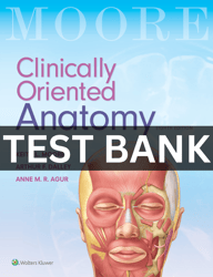 Test Bank Clinically Oriented Anatomy 8th Edition Moore