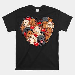 Labrador Heart Dog Shirt