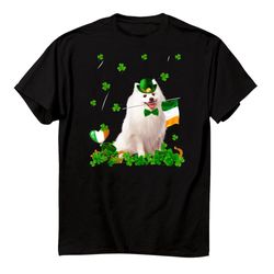 St.patricks Day Dog Irish American Eskimo Shamrock Shirt