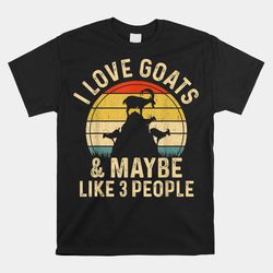 I Love Goats Farmer Shirt
