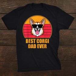Best Corgi Dad Ever Shirt Dog Vintage Shirt