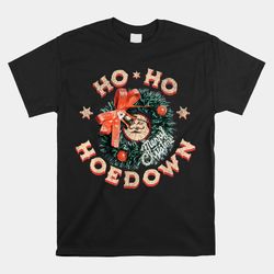 Ho Ho Hoedown Santa Jingle Bells Shirt