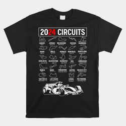 Racing Circuit Track Car Fan Race Lover 2024 Calendar Shirt