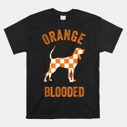 Orange Blooded Tennessee Hound Native Home TN Shirt