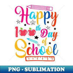 100 days of school - Retro PNG Sublimation Digital Download - Boost Your Success with this Inspirational PNG Download