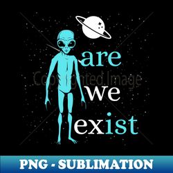 Classic Alien - PNG Transparent Digital Download File for Sublimation - Capture Imagination with Every Detail