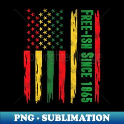 free-ish juneteenth day flag black pride 1865 african tree - retro png sublimation digital download - transform your sublimation creations