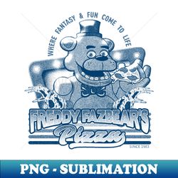 Freddy Fazbears Pizza - Premium PNG Sublimation File - Create with Confidence